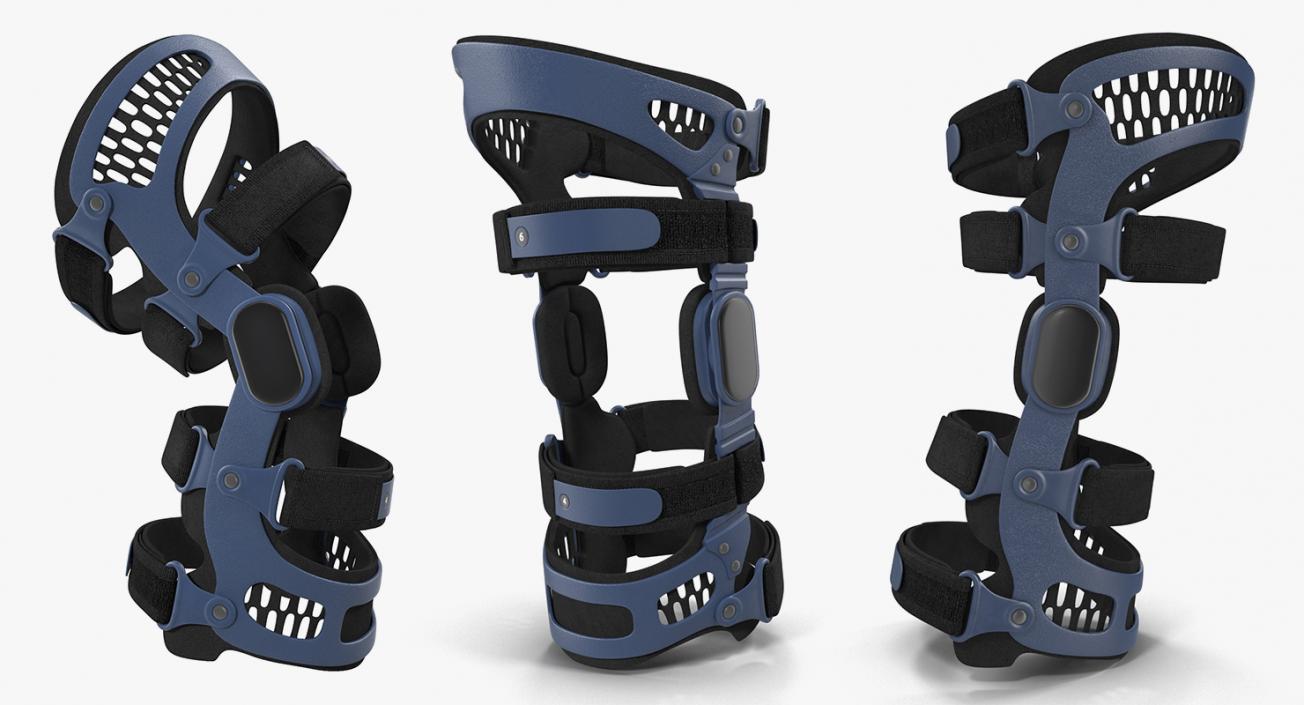 3D Knee Braces and Orthopedic Casts Collection model