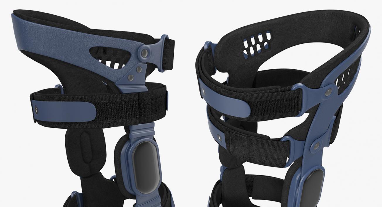 3D Knee Braces and Orthopedic Casts Collection model