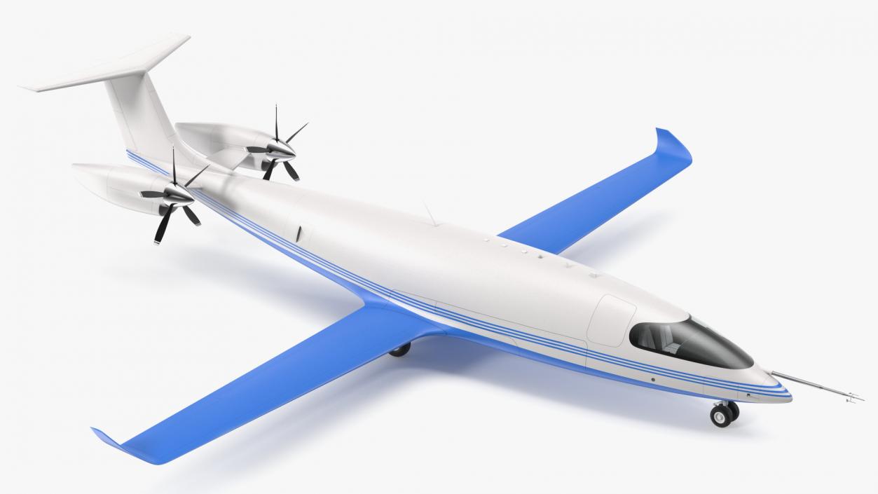 3D Electric Cargo Aircraft Rigged(1) model