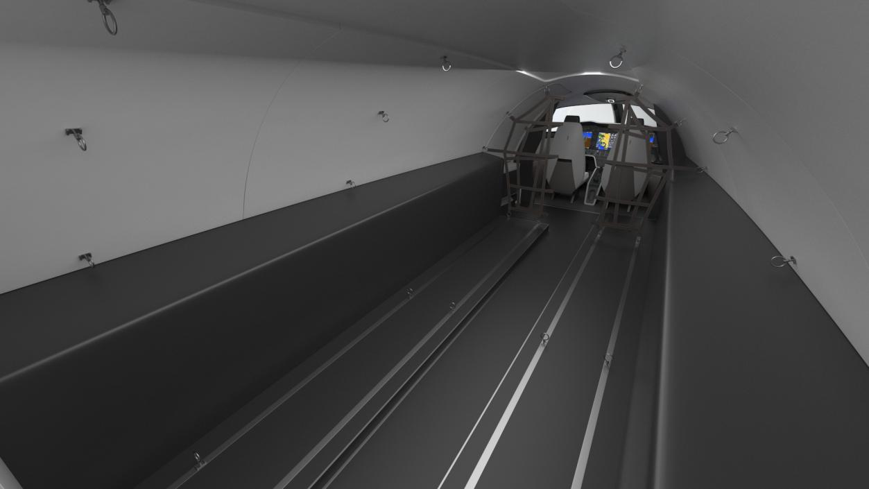 Electric Cargo Aircraft Rigged for Maya 3D model