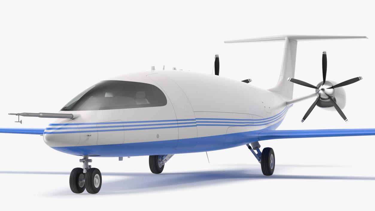 3D Electric Cargo Aircraft Rigged(1) model