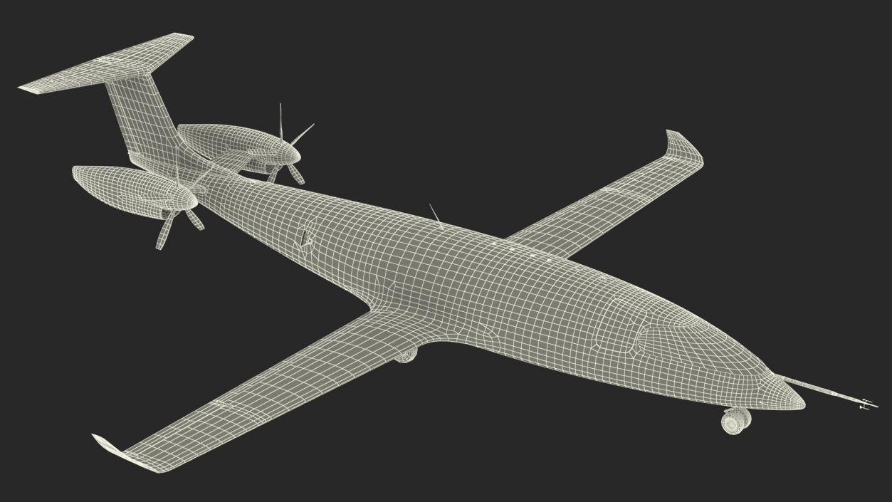 Electric Cargo Aircraft Rigged for Maya 3D model