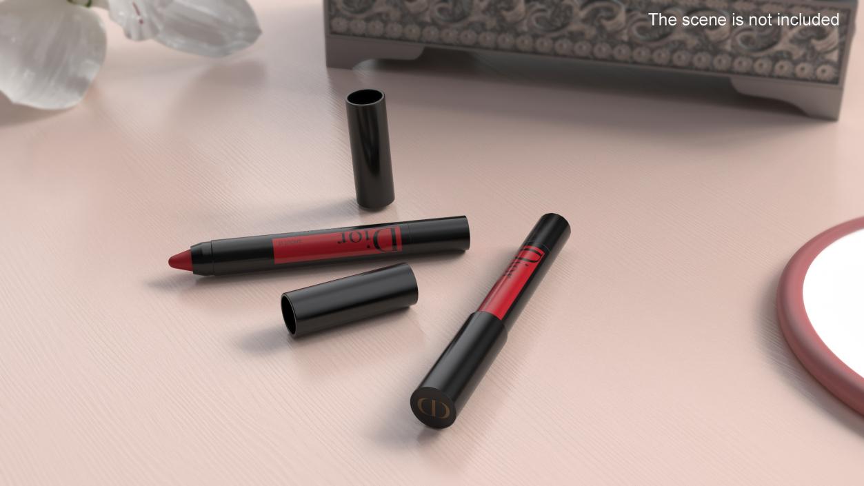 3D model Dior Lipsticks Collection