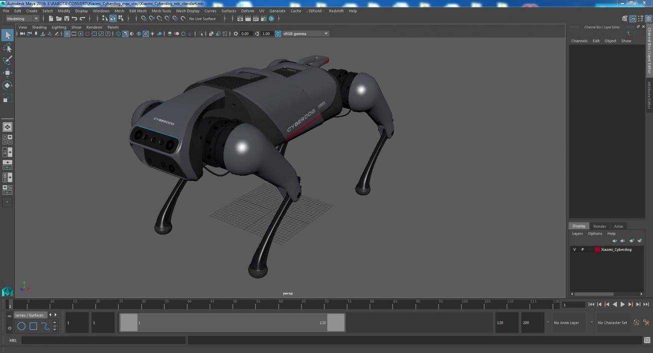 3D model Xiaomi Cyberdog