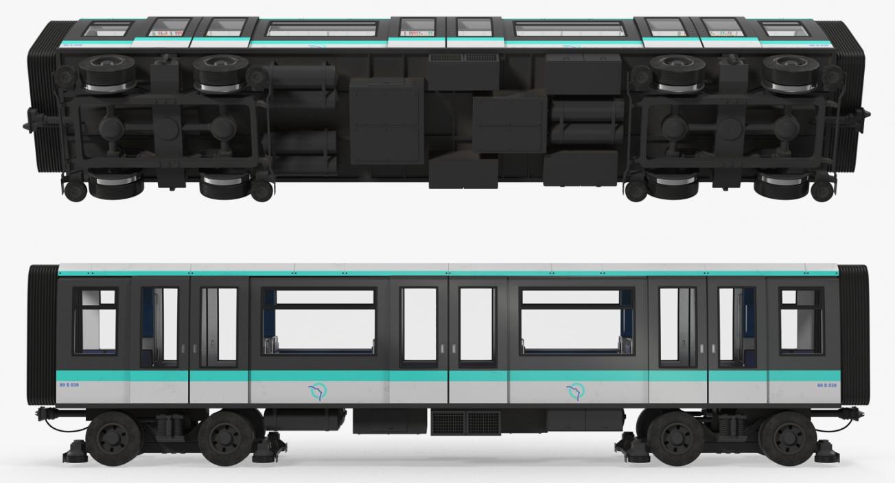 Subway Passenger Wagon 3D