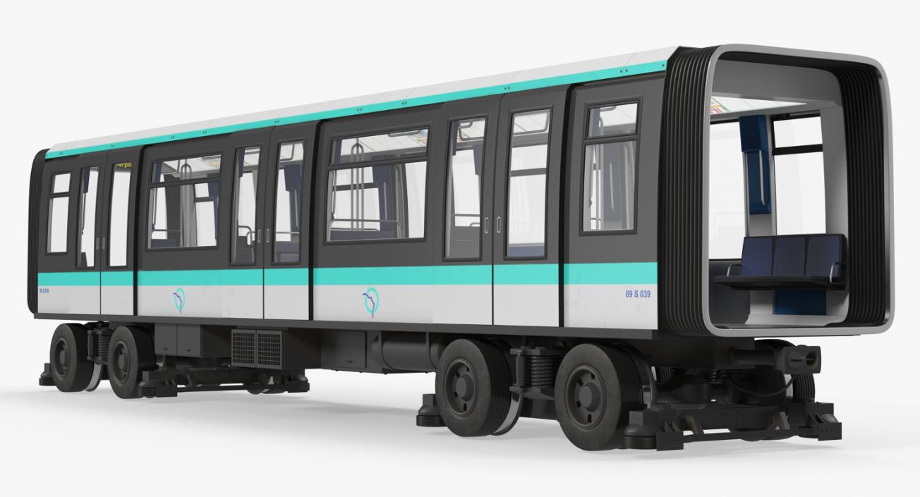 Subway Passenger Wagon 3D