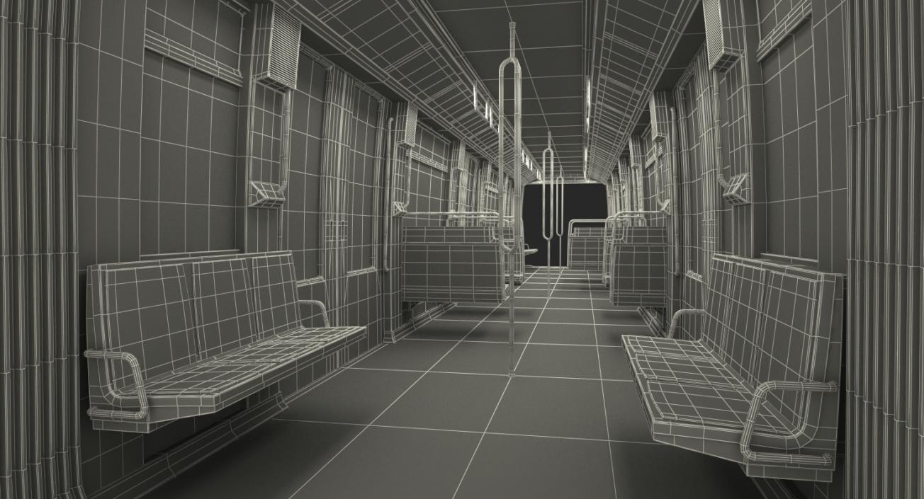 Subway Passenger Wagon 3D