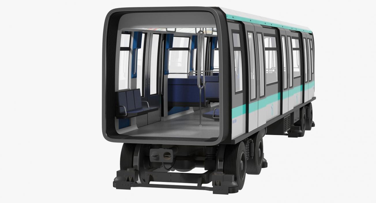 Subway Passenger Wagon 3D