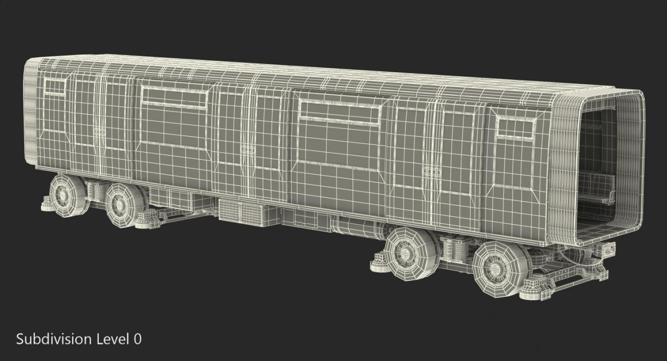 Subway Passenger Wagon 3D