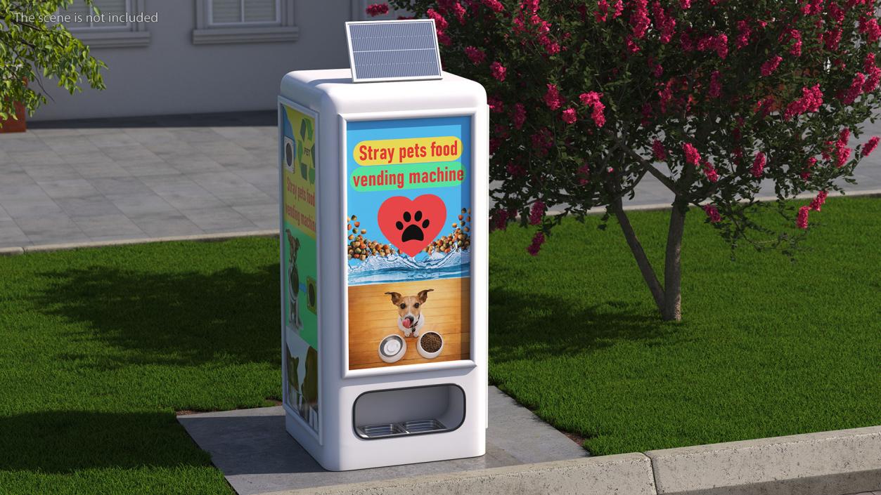 Automatic Pet Feeder Food Dispensers Collection 2 3D model