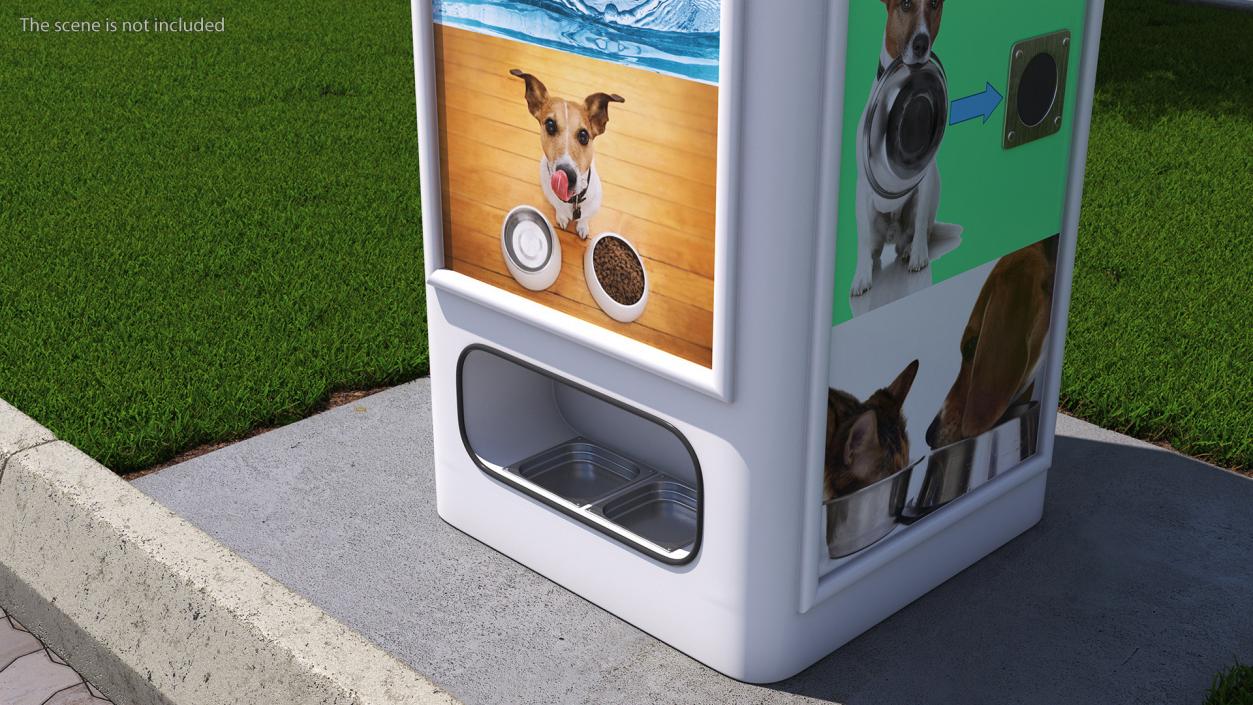 Automatic Pet Feeder Food Dispensers Collection 2 3D model