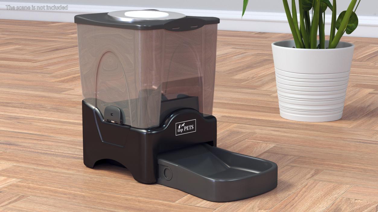 Automatic Pet Feeder Food Dispensers Collection 2 3D model