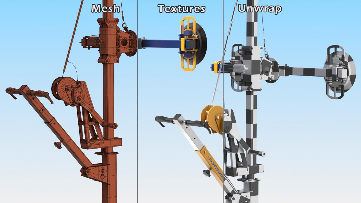 3D Heavydrive Glass Transportation and Rotation Device