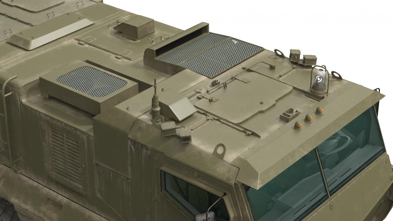 3D MRAP KAMAZ 63968 Typhoon Rigged