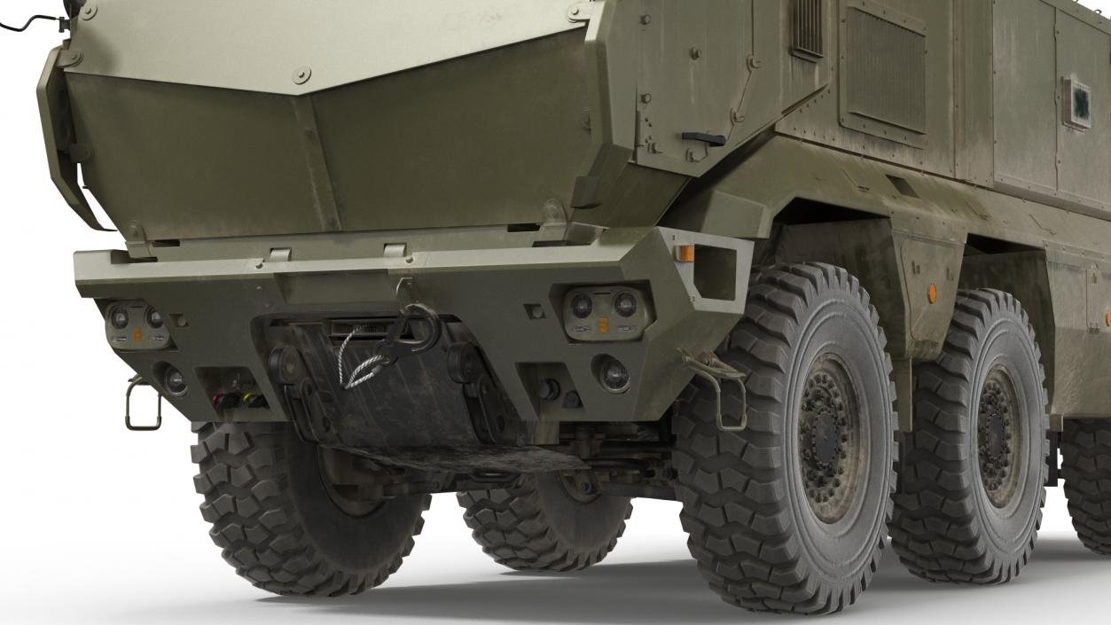 3D MRAP KAMAZ 63968 Typhoon Rigged