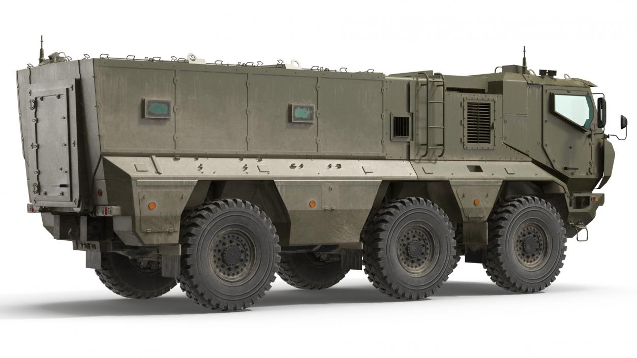 3D MRAP KAMAZ 63968 Typhoon Rigged