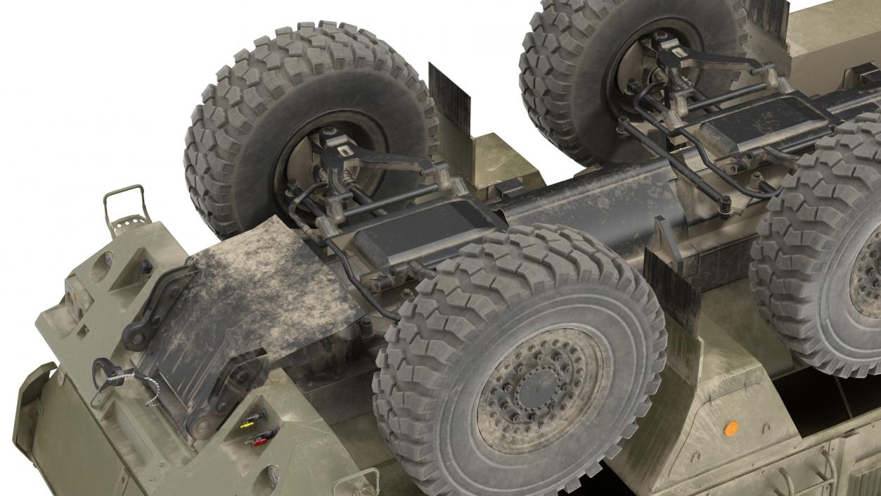 3D MRAP KAMAZ 63968 Typhoon Rigged