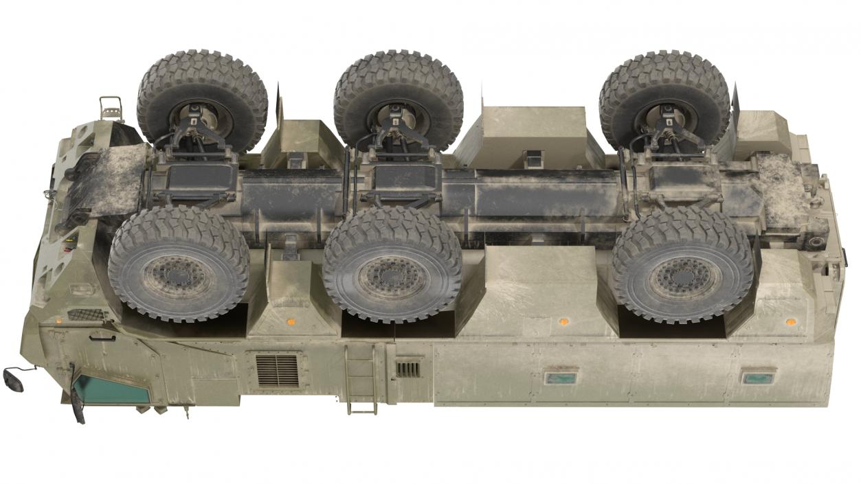 3D MRAP KAMAZ 63968 Typhoon Rigged