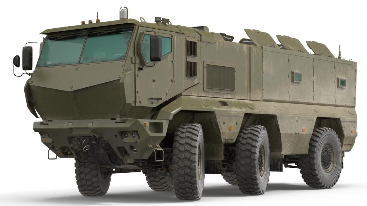 3D MRAP KAMAZ 63968 Typhoon Rigged