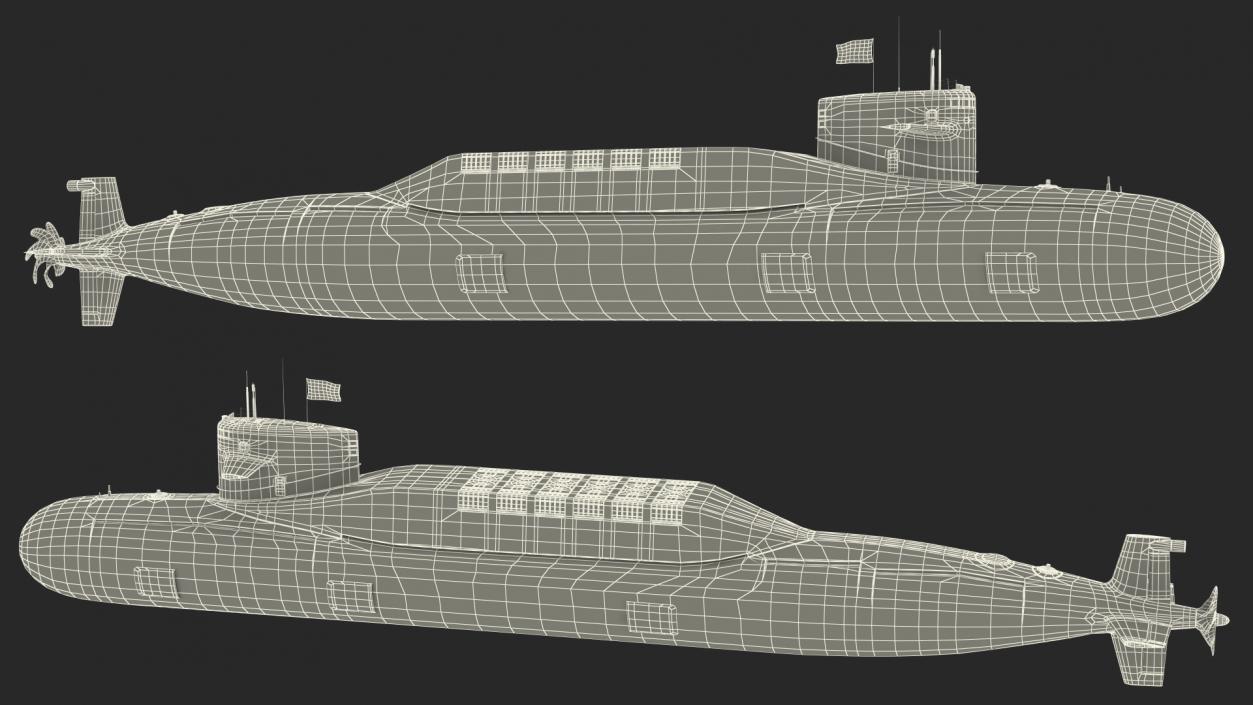 3D Military Submarine Collection 3