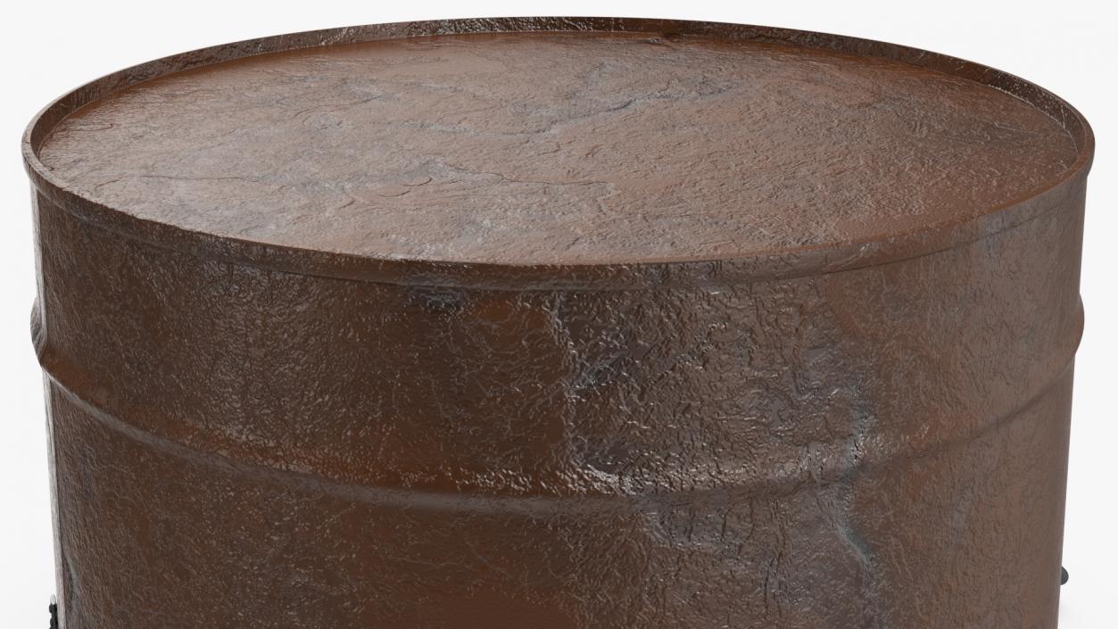 3D Steel Round Tub Rusty