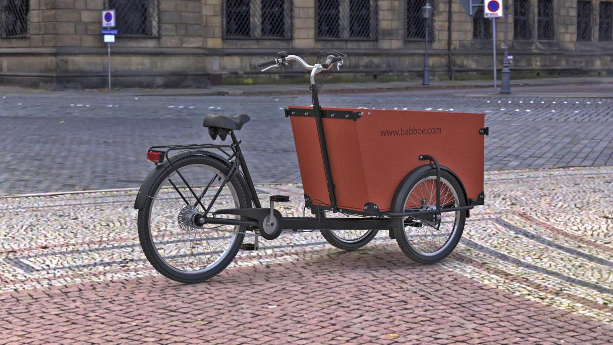 Babboe Transporter Cargo Bike 3D model