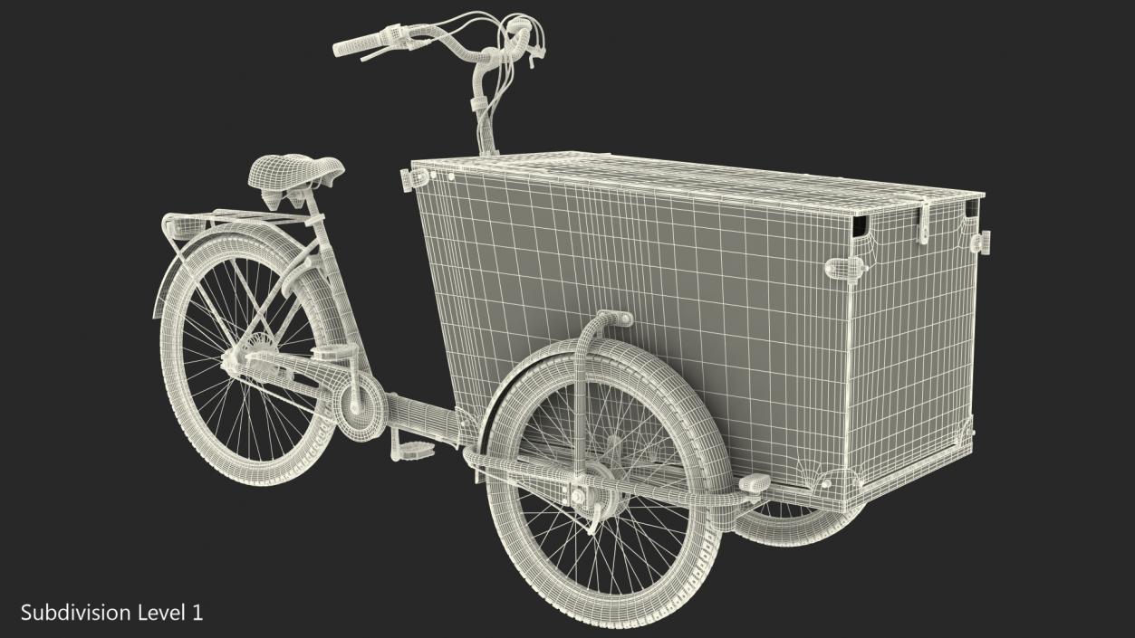 Babboe Transporter Cargo Bike 3D model