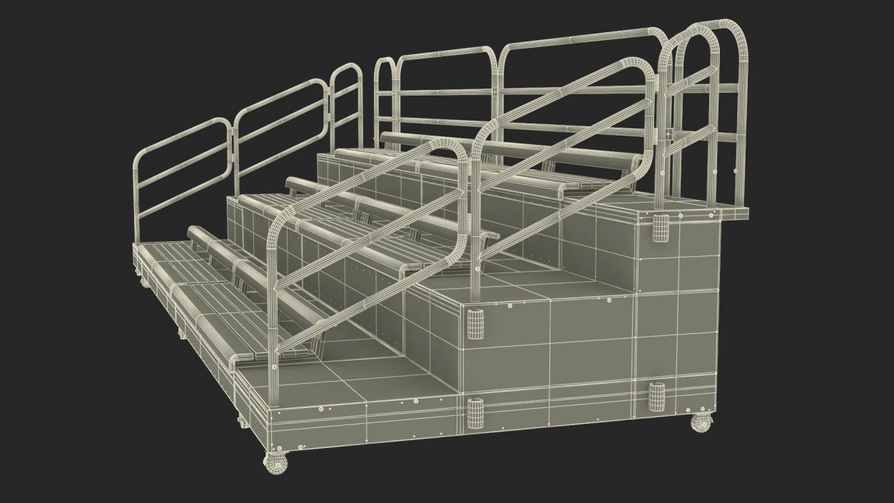 Seating Portable Grandstand 3D