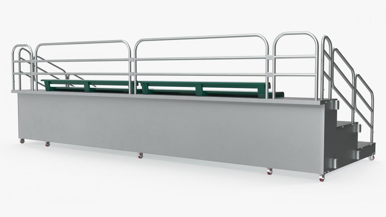 Seating Portable Grandstand 3D