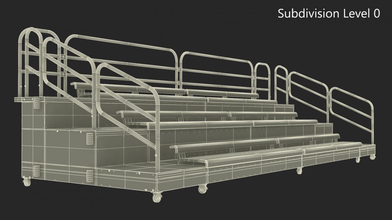 Seating Portable Grandstand 3D