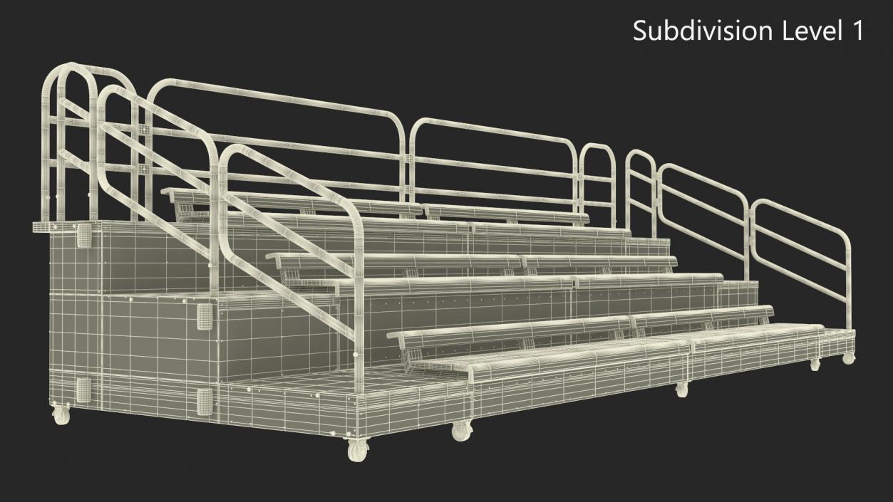 Seating Portable Grandstand 3D