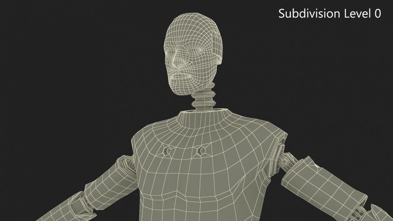 3D model Humanoid Crash Test Dummy