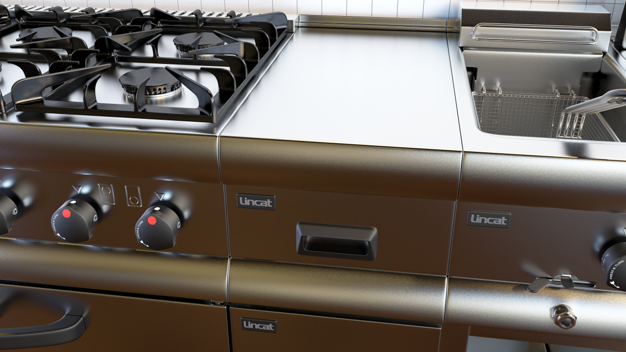 3D model LINCAT Worktop with Drawers WT