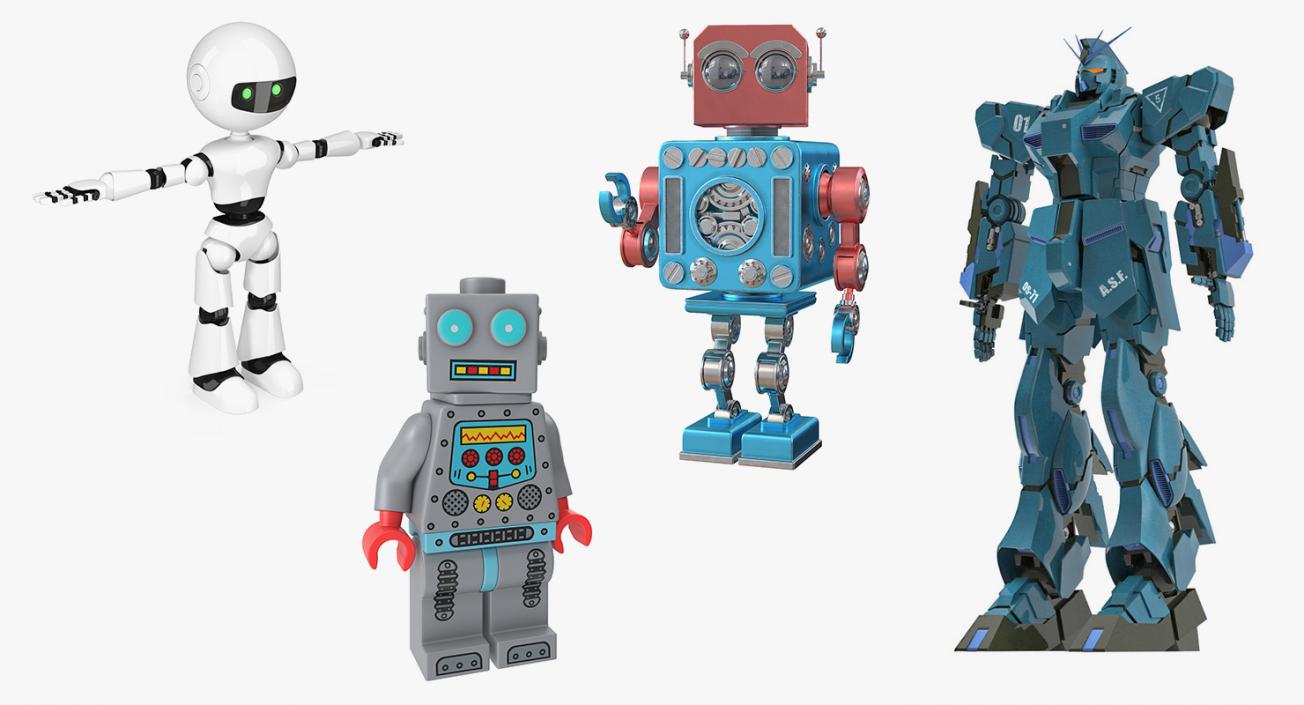 Robots Collection 3D