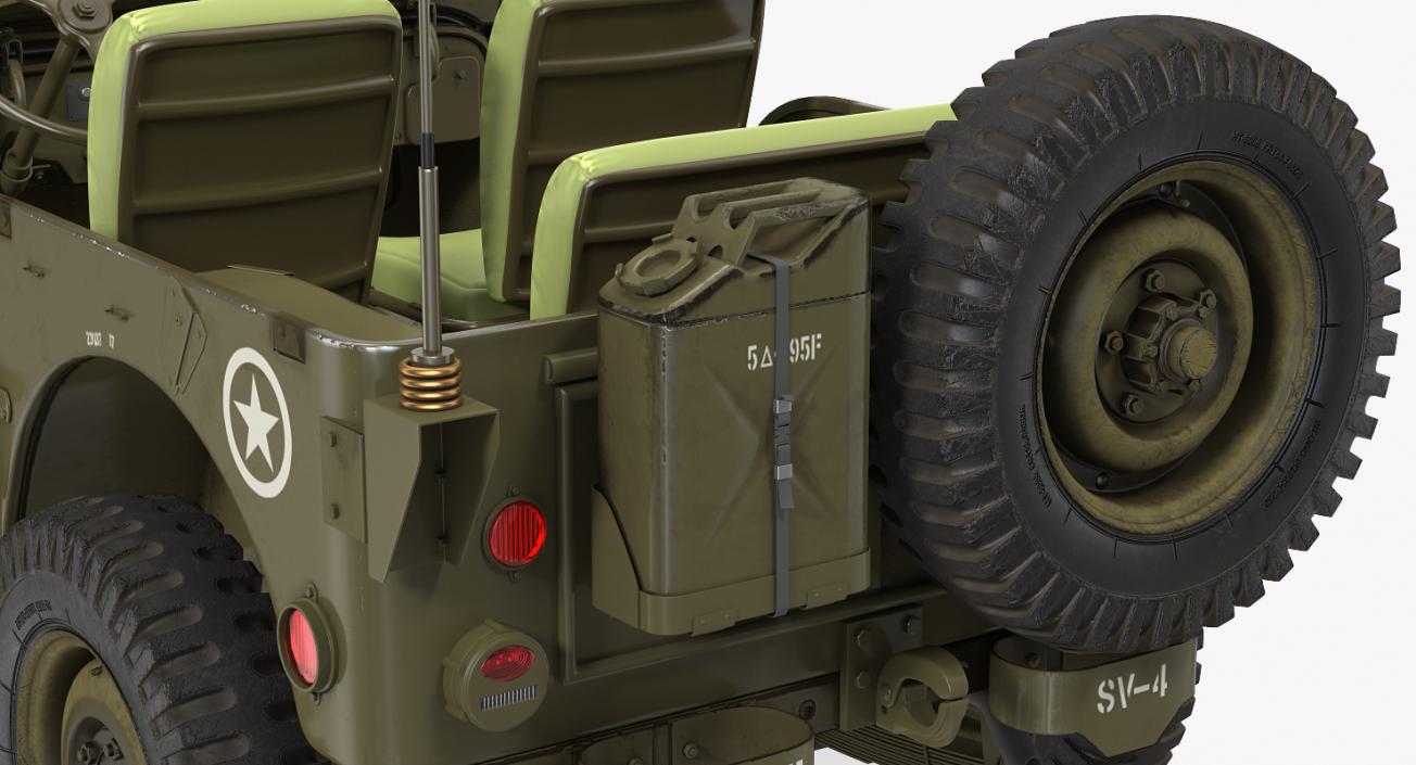 3D Jeep Willys 1944