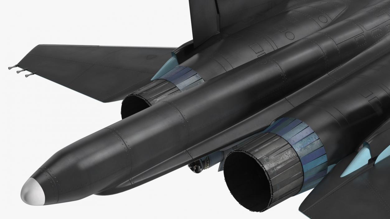 3D model Su 34 Aircraft with X-31PM Supersonic Missile