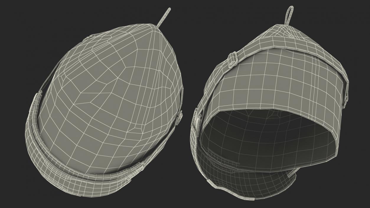 3D model Ski Cap with Goggles