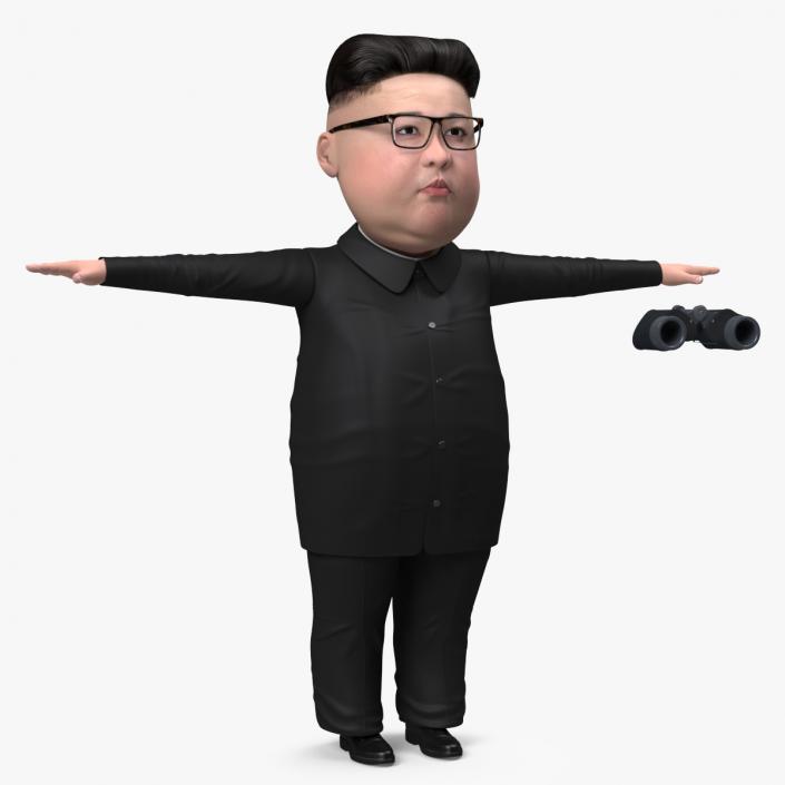 Cartoon Kim Jong Un 3D model