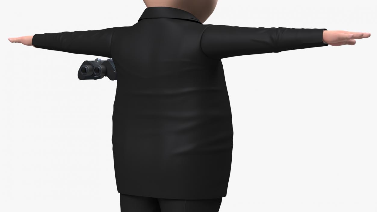 Cartoon Kim Jong Un 3D model