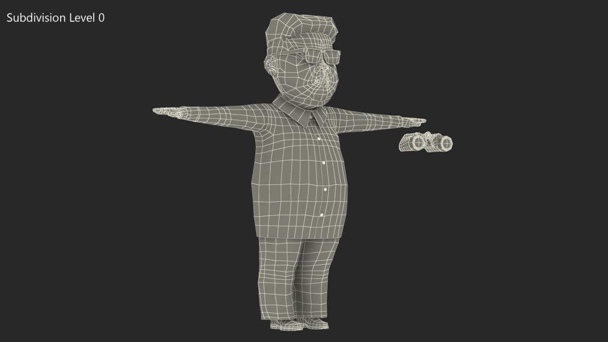 Cartoon Kim Jong Un 3D model