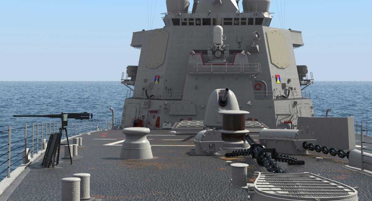 3D Arleigh Burke Destroyer Mahan DDG-72