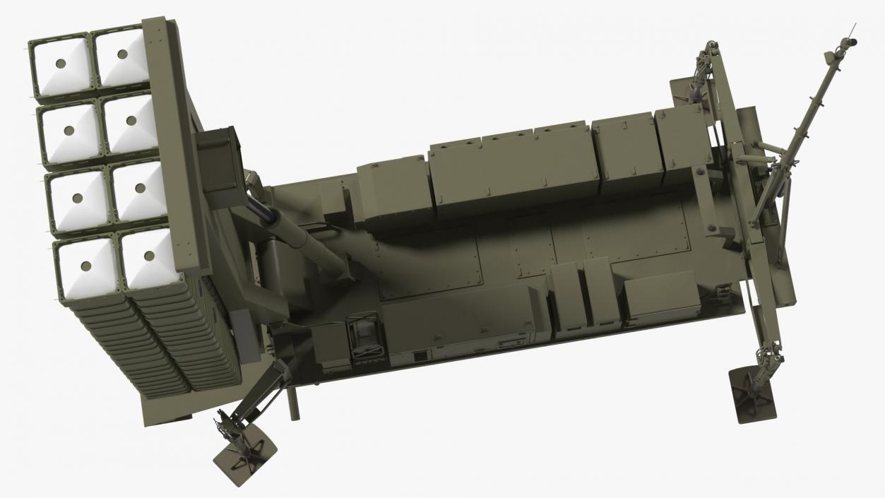 3D Air Defense Missile Systems Collection model