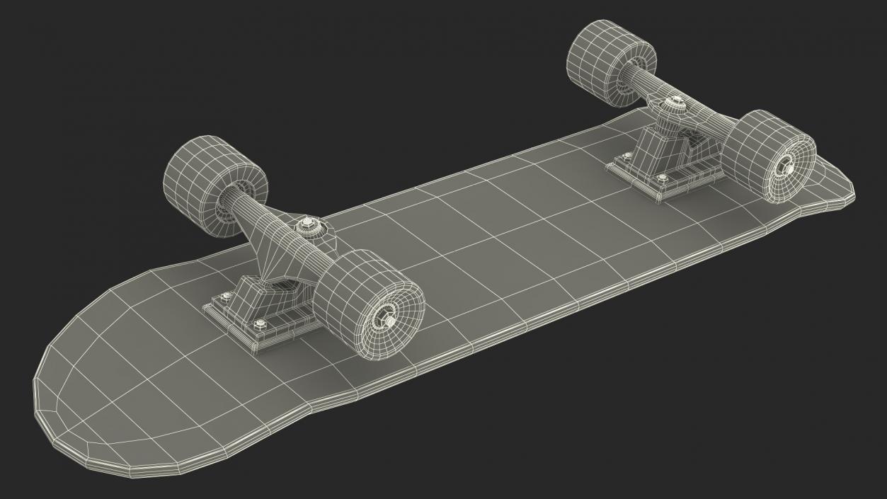 3D Skatepark Ramp and Skateboarder