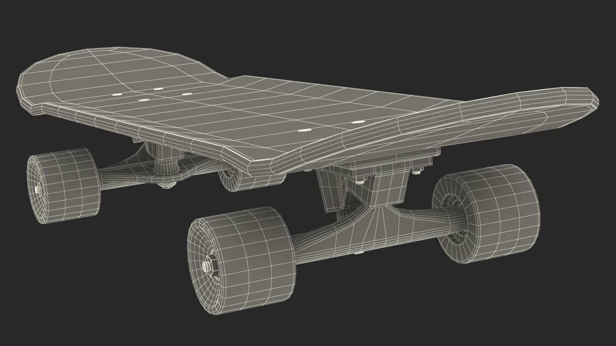 3D Skatepark Ramp and Skateboarder