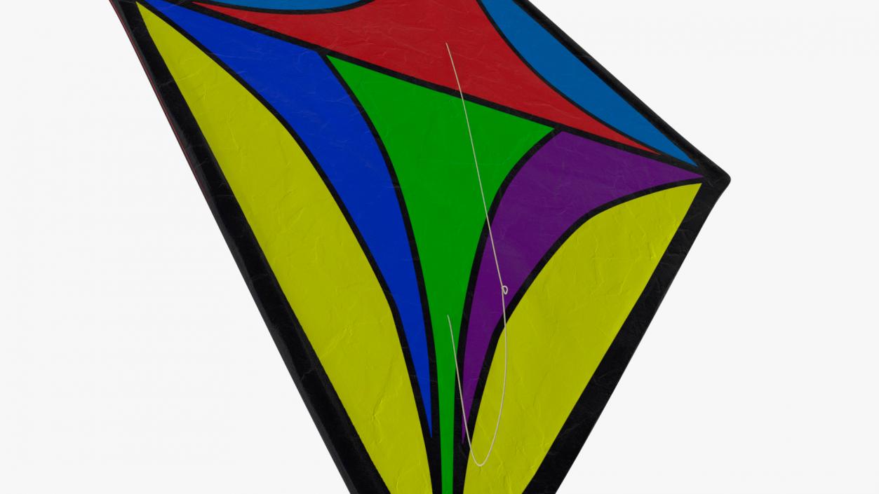 3D Multicolor Paper Kite