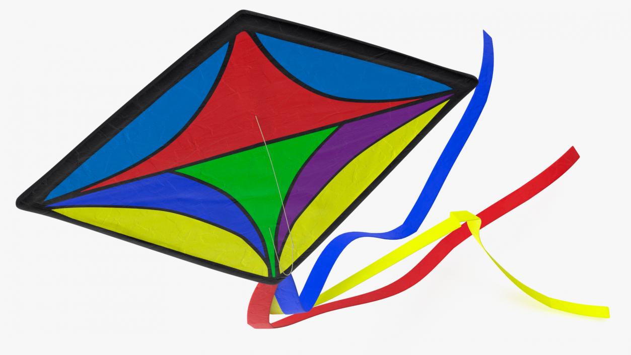 3D Multicolor Paper Kite