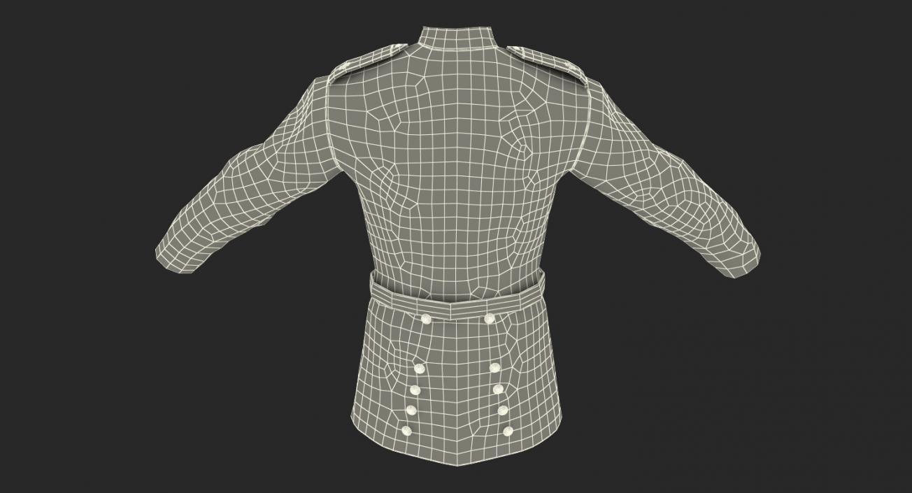 3D model Irish Guard Sergeant Tunic and Belt