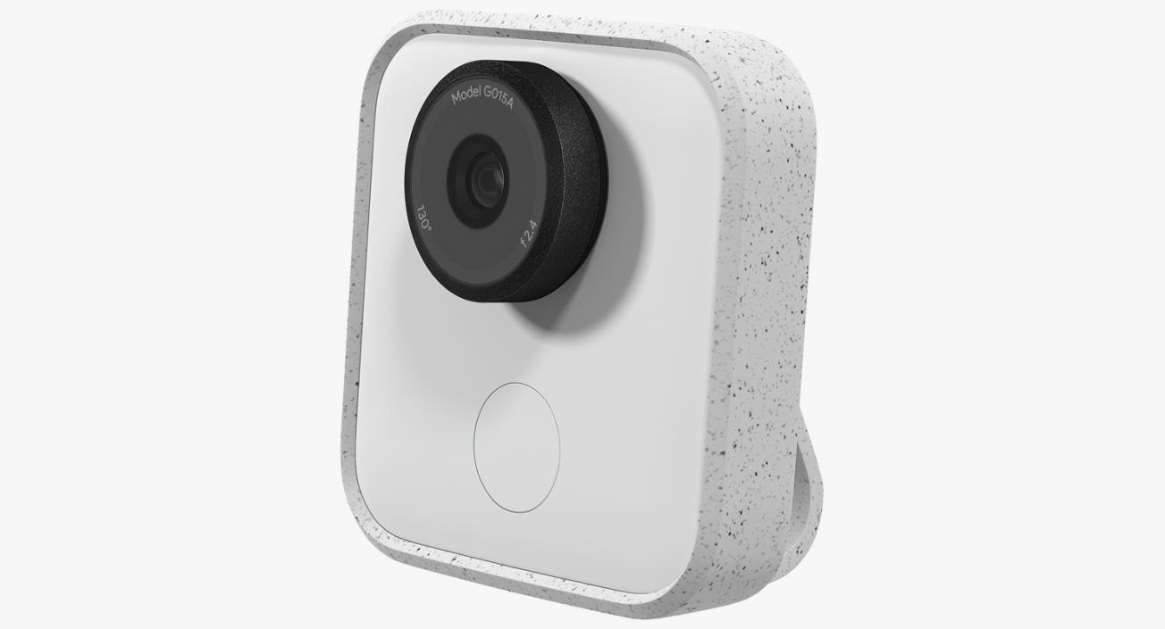 3D model Wireless Smart Camera Google Clips with Cover