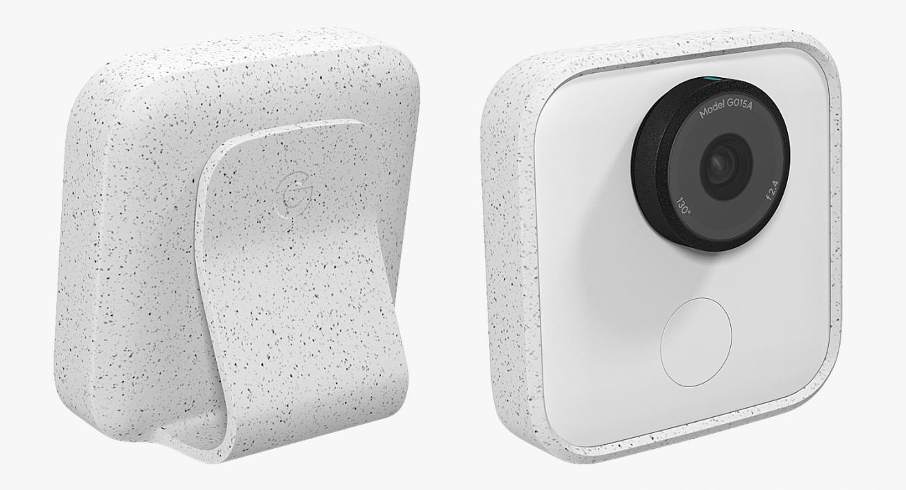 3D model Wireless Smart Camera Google Clips with Cover