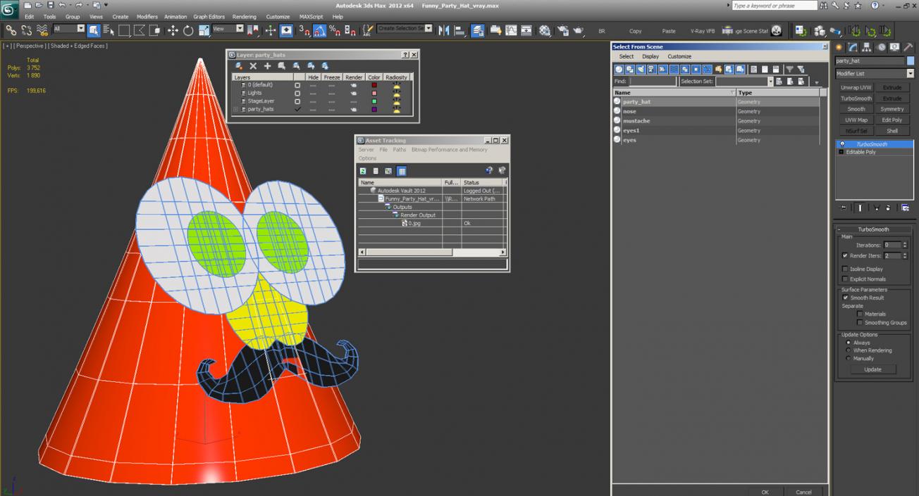 3D model Funny Party Hat